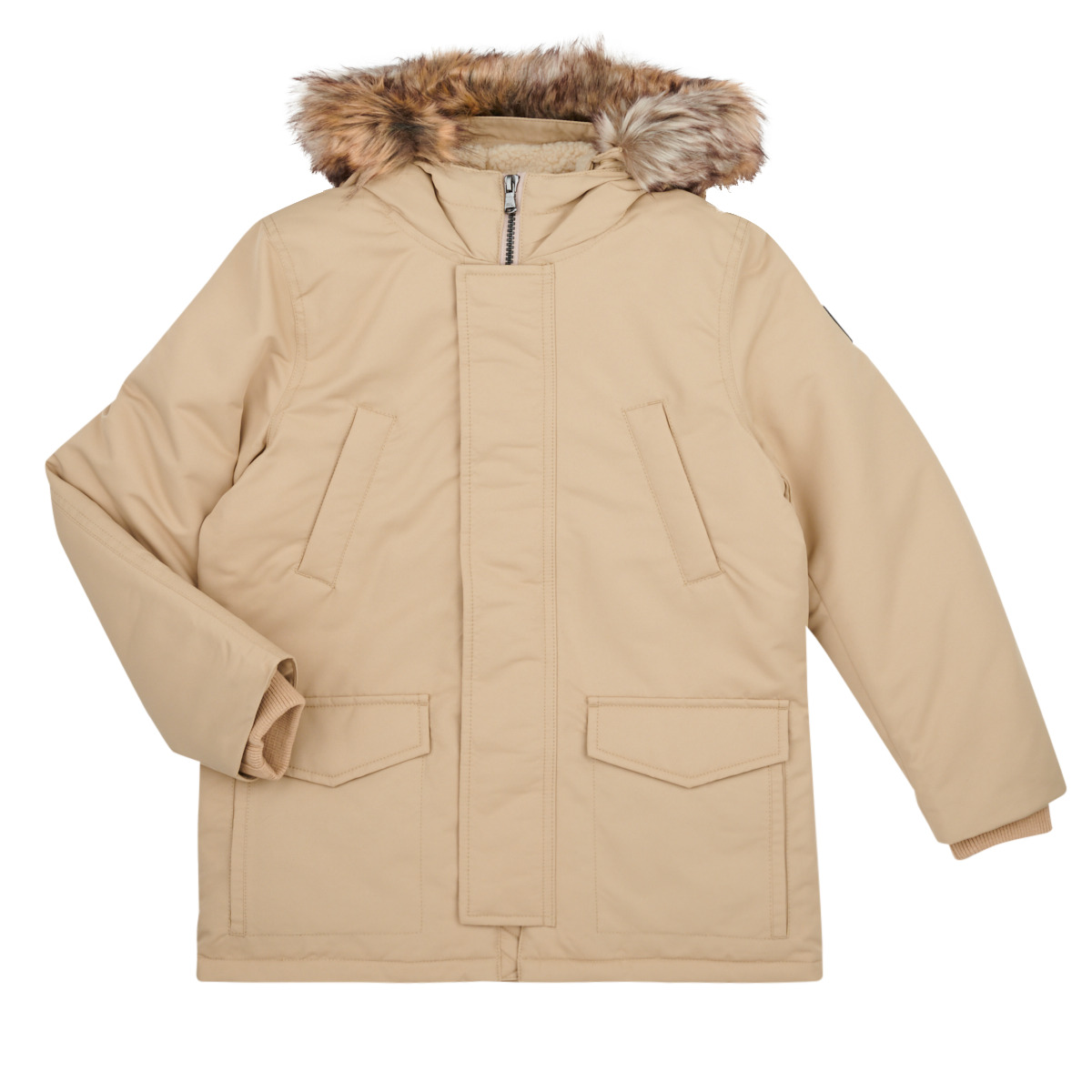 Textil Criança Parkas Polo Ralph Lauren ANEX 2 PARKA-OUTERWEAR-COAT Bege