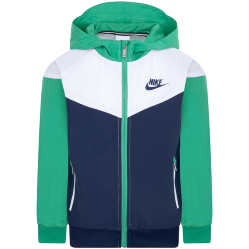 Textil Rapaz Corta vento Cinder Nike 8UC663 Verde