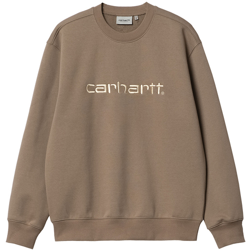 Textil Sweats Carhartt WIP SWEAT BRANCH Castanho