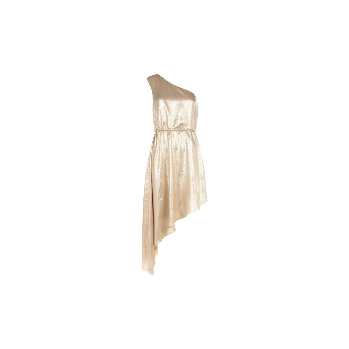 Textil Mulher Vestidos curtos Rinascimento CFC0119454003 Ouro