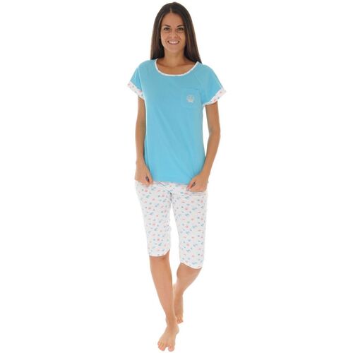 Textil Mulher Pijamas / Camisas de dormir Christian Cane ELINIA Azul