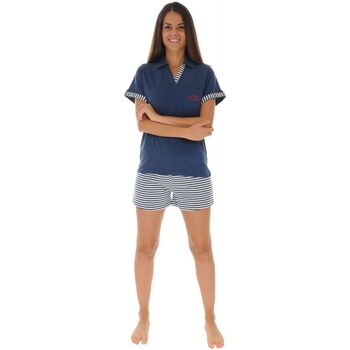 Textil Mulher Pijamas / Camisas de dormir Christian Cane GAURA Azul