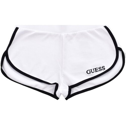 Textil Mulher Shorts / Bermudas Guess E4GD04 KBP41 Branco
