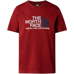 Textil Homem T-Shirt mangas curtas The North Face NF0A87NW Vermelho
