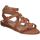 Sapatos Mulher Sandálias Isteria 24104 Castanho