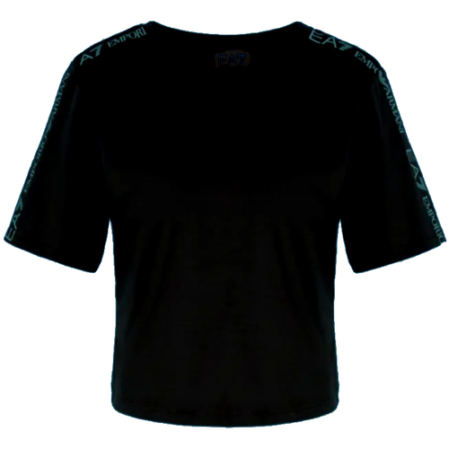 Textil Mulher T-Shirt mangas curtas Emporio Armani EA7 3DTT02-TJ02Z Preto