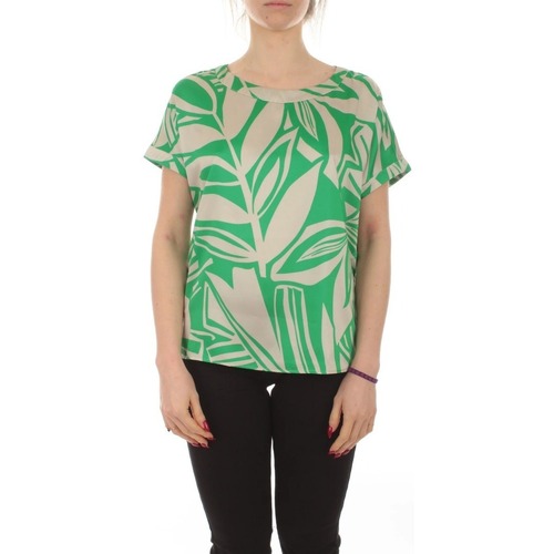 Textil Mulher camisas Novidades da semana 15111202 Verde