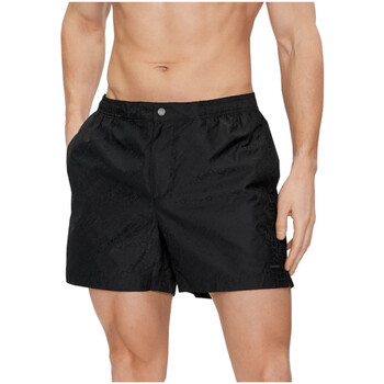 Textil Homem Shadow Project zipped details knee-length shorts Nero Calvin Klein Jeans KM0KM00943 Preto