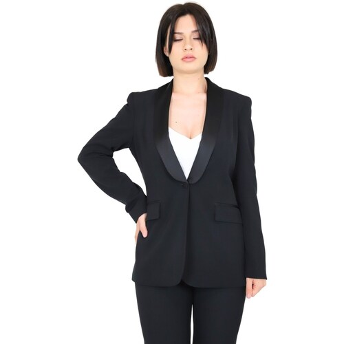 Textil Mulher Casacos/Blazers Zahjr 53539157 Preto