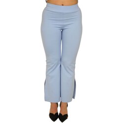 Textil Mulher Calças finas / Sarouels Zahjr 53539194 Azul