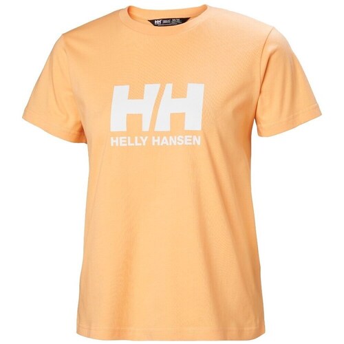 Textil Mulher T-Shirt mangas curtas Helly Hansen Hh Logo Laranja