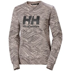 Textil Mulher Sweats Helly Hansen Hh Logo Crew Sweat Graphic 2 Preto, Castanho
