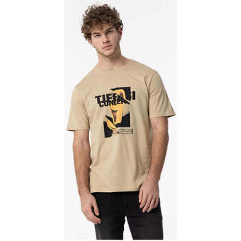 TeLow Homem T-shirts e Pólos Tiffosi 10054348-117-7-1 Bege