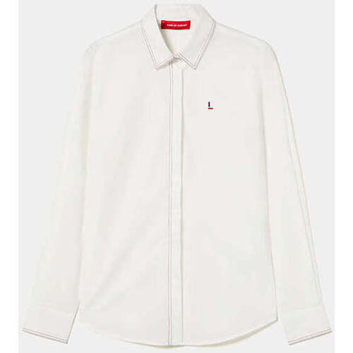 Textil Mulher camisas Bons baisers de LP004312-001-1-1 Branco