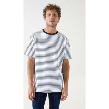 Textil Homem T-shirts e Pólos Salsa 21008066-831-3-1 Azul