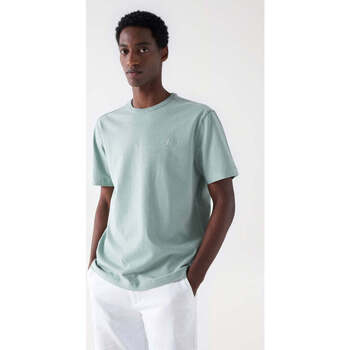 Textil Homem T-shirts e Pólos Salsa 21008091-512-4-1 Verde
