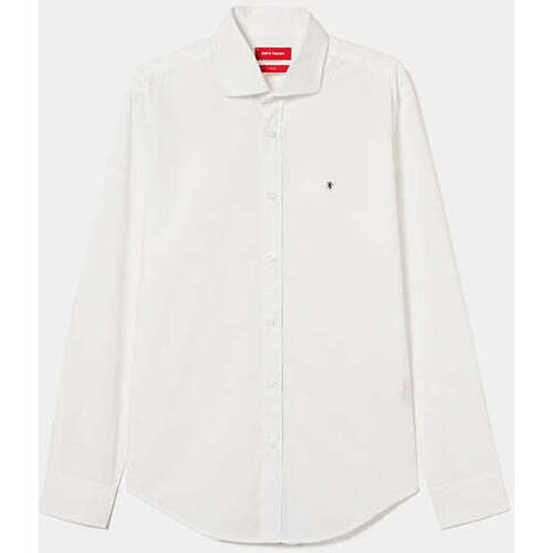 Textil Homem Camisas mangas comprida Bons baisers de LP004115-001-1-1 Branco