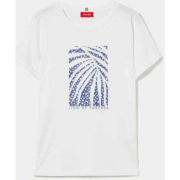 Textil Mulher T-shirts e Pólos myspartoo - get inspired LP004484-001-1-1 Branco