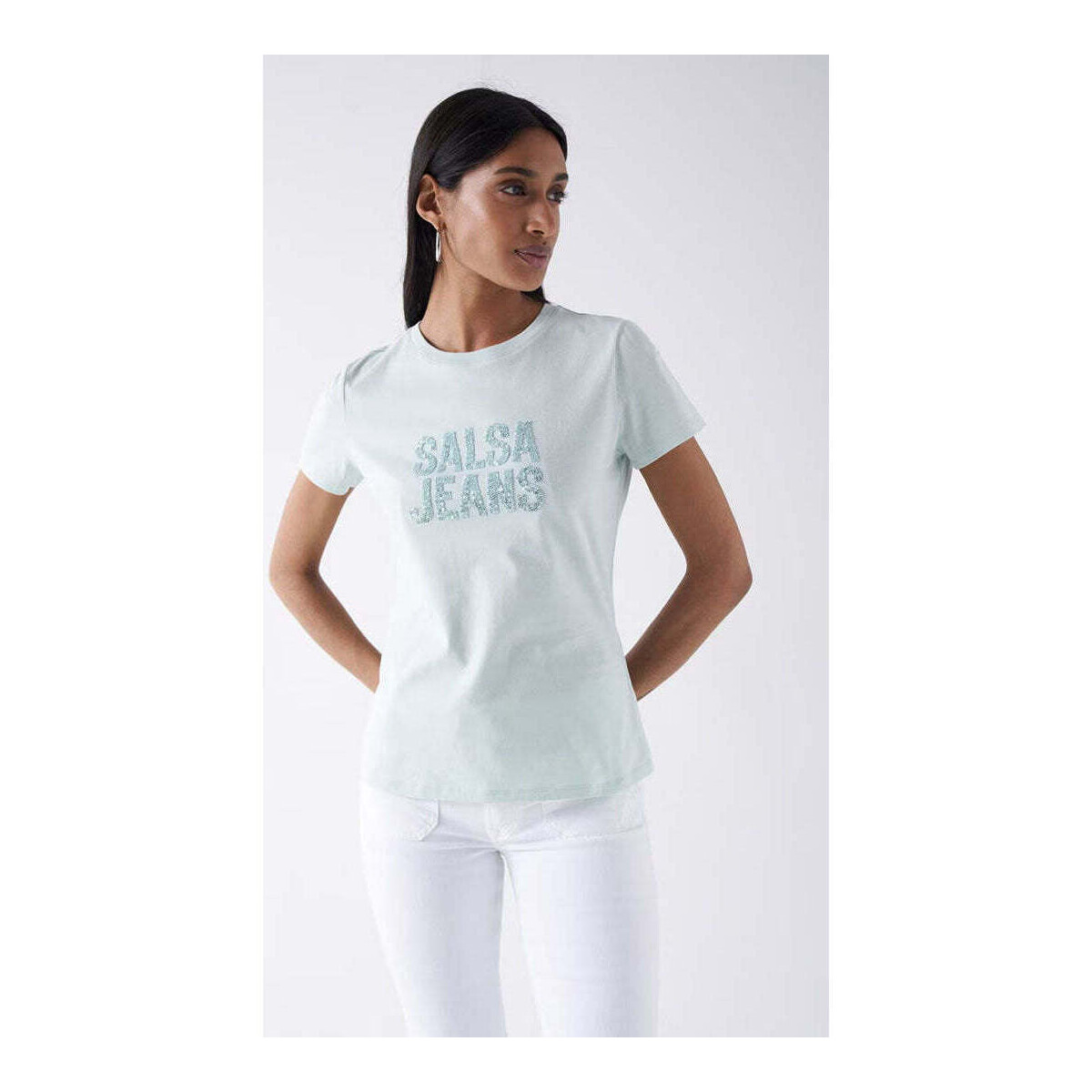 Textil Mulher T-shirts e Pólos Salsa 21007939-520-4-1 Verde