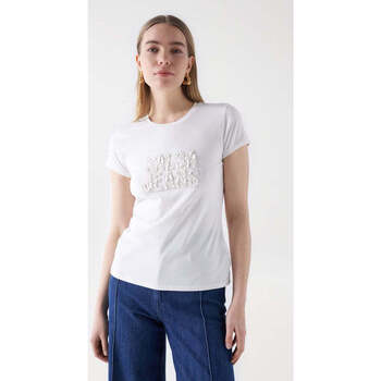 Textil Mulher T-shirts e Pólos Salsa 21008275-010-1-1 Branco