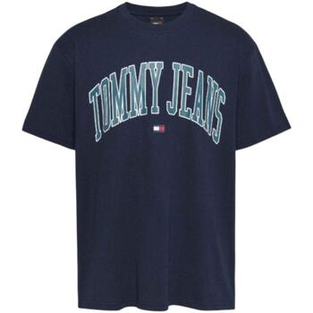 Textil Homem T-Shirt mangas curtas Tommy Hilfiger  Azul