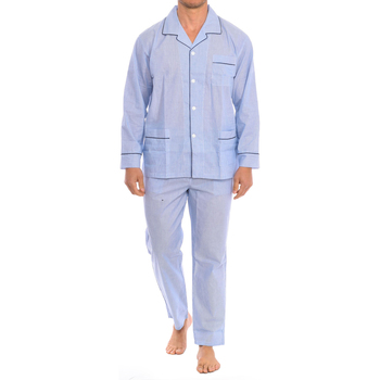 Textil Homem Pijamas / Camisas de dormir Kisses&Love KL30192 Azul