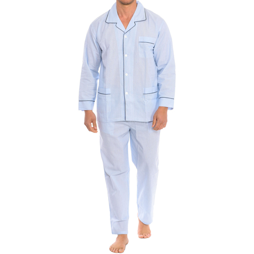 Textil Homem Pijamas / Camisas de dormir Kisses&Love KL30193 Azul