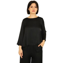 Textil Mulher Tops / Blusas Zahjr 53539097 Preto