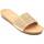 Sapatos Mulher Sandálias Leindia 89579 Ouro