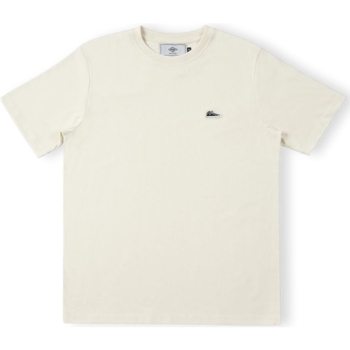 Textil Homem Sapatilhas K200 - White Sanjo T-Shirt Patch Classic - Ecru Bege