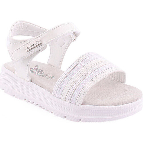 Sapatos Rapariga Sandálias Crecendo K Sandals Girl Branco