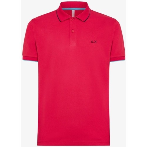 Textil Homem T-shirts e Pólos Sun68 A34113 Vermelho