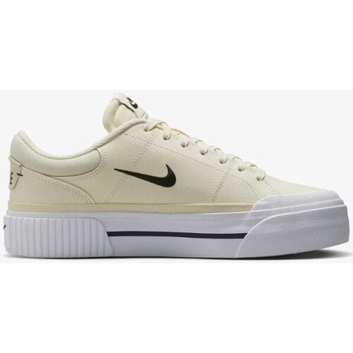 Sapatos Mulher Sapatilhas cage Nike FV5526 COURT LEGACY LIFT Bege