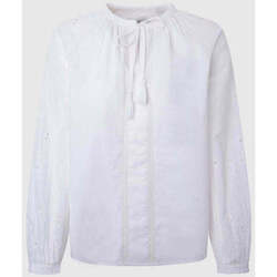 Textil Mulher camisas Pepe jeans PL304813-800-1-1 Branco
