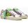 Sapatos Mulher Sapatilhas Crime London SK8 DELUXE 27109-PP6 WHITE/GREEN/VIOLET Branco