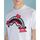 Textil Homem T-shirts e Pólos Sprayground SP439 LABEL REG SHARK-WHT Branco