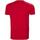 Textil T-Shirt mit Monogramm-Streifen  Vermelho