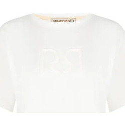 Textil Mulher T-shirts e Pólos Rinascimento CFC0117500003 Branco creme
