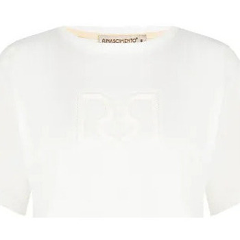 Textil Mulher T-shirts e Pólos Rinascimento CFC0117500003 Branco creme