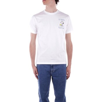 Textil Homem T-Shirt mangas curtas Guardanapo de mesa TSHM001 Branco