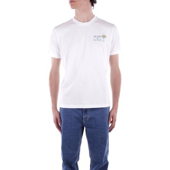 Textil Homem T-Shirt mangas curtas Guardanapo de mesa POT0001 Branco
