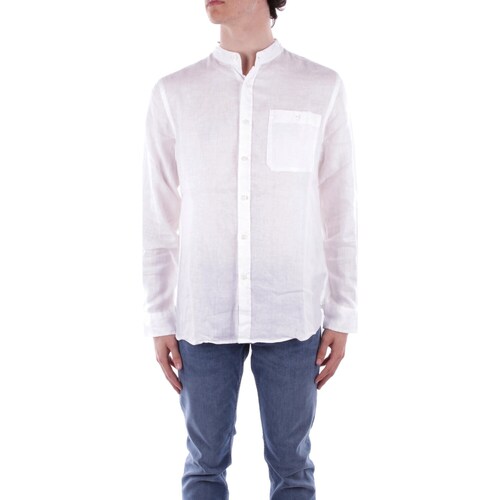Textil Homem Camisas mangas comprida Woolrich CFWOSI0105MRUT3372 Branco