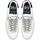 Sapatos Homem Sapatilhas P448 BALI-M-WHITE-BLACK Branco