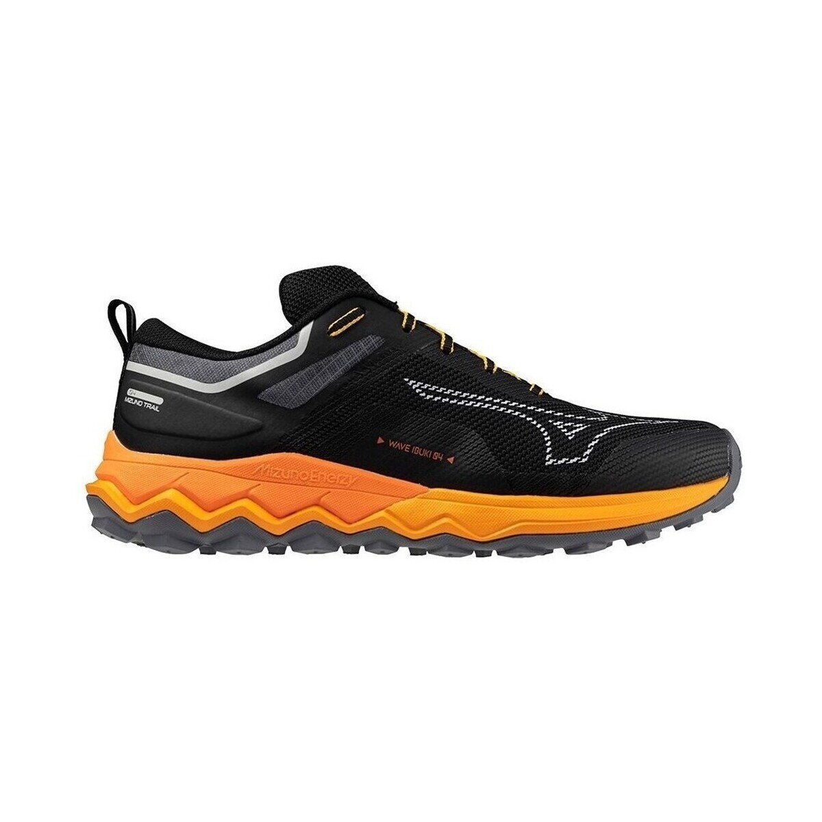 Sapatos Homem Running Mizuno Wave Ibuki 4 Preto, Cor de laranja