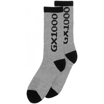 Elue par nous Homem Meias Gx1000 Socks og logo Cinza