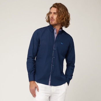 Textil Homem Camisas mangas comprida Harmont & Blaine CRL913011759M Azul