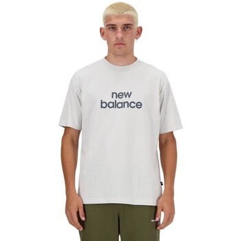 Textil Homem T-Shirt mangas curtas New Balance 34269 GRIS