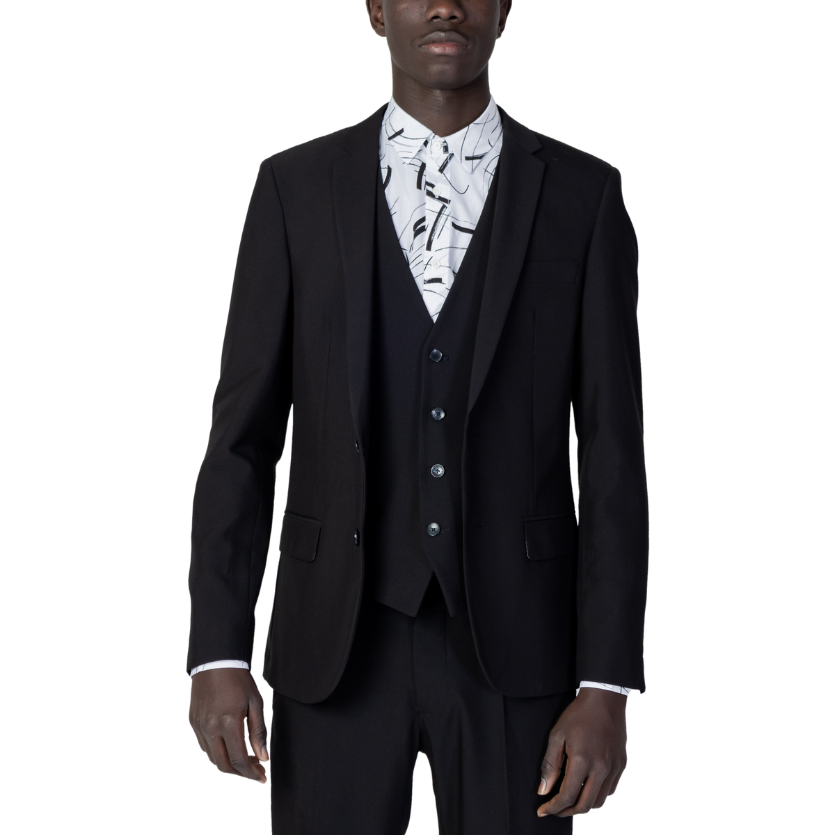 Textil Homem Casacos/Blazers Antony Morato BONNIE SLIM FIT MMJS00018-FA600255 Preto
