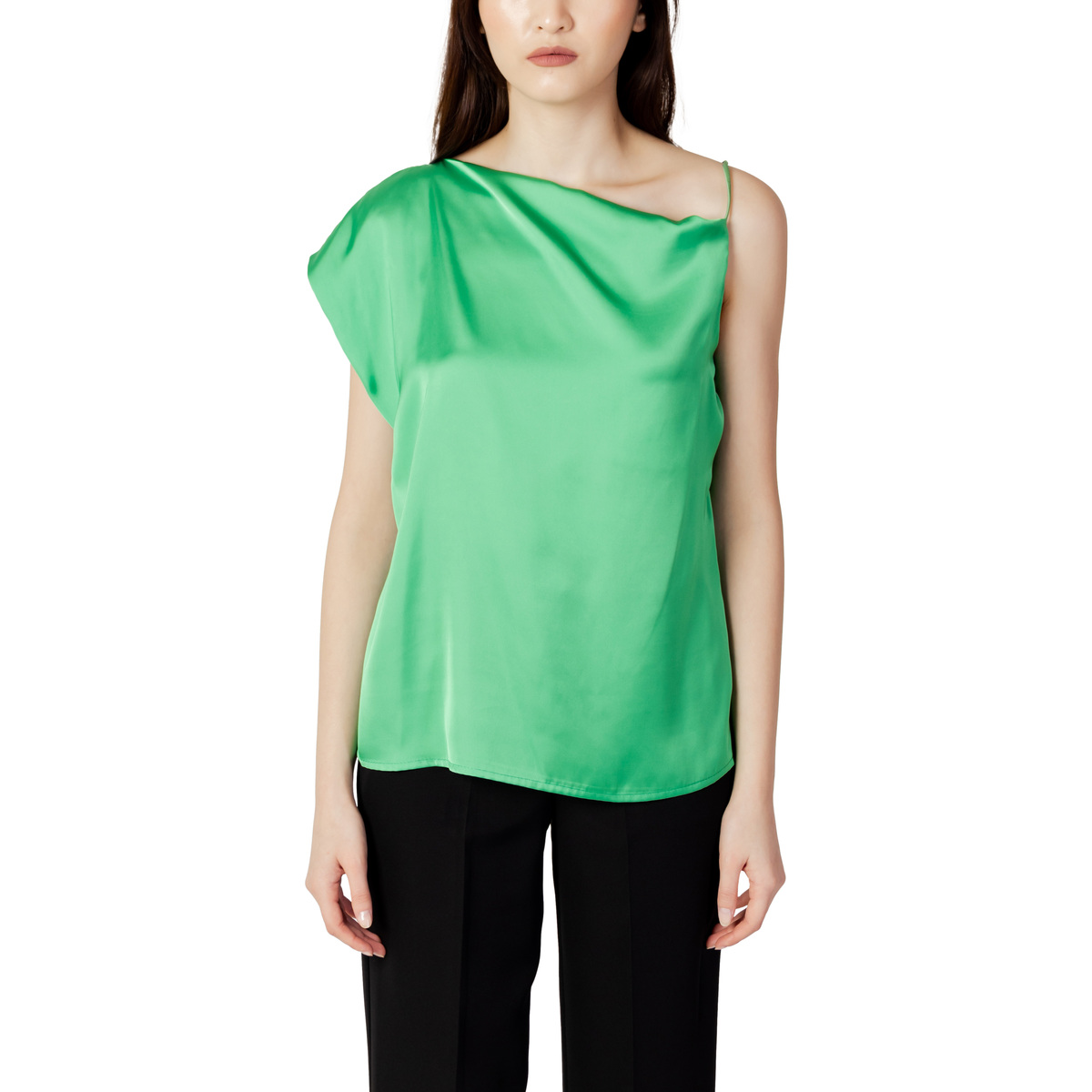 Textil Mulher Tops sem mangas Hanny Deep TINTA UNITA SATIN F707XBCA09 Verde
