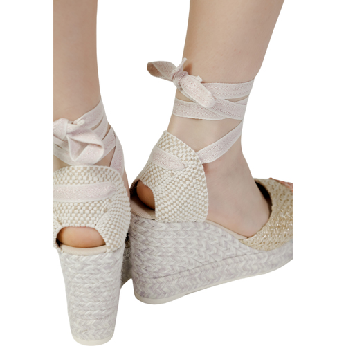 Espadrilles CIMA RAFIA  ROSA/PLATINO 11559038 Rosa